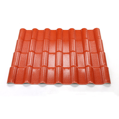 Fire Proof PVC Synthetic Resin Roof Tile 1050mm Width For Factory Balcony