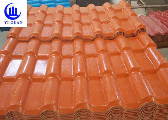 Easy to install ASA resin roof tiles color durable tiles impact resistance sheets