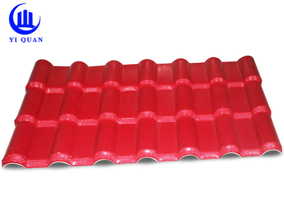 Fire Resistance High Synthetic Resin Roof Tile Customized Size And Color
