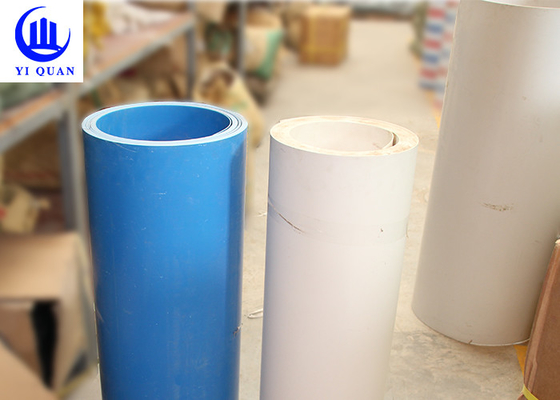 Corrosion Resistance Blue Flexible PVC Flat Sheet For Building Materials