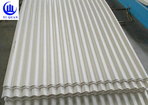 Light Weight Corrugated UPVC Roof Sheet Thermal Insulation For Factory Warehouse