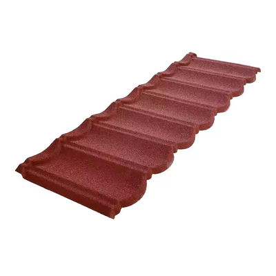 Durable Zinc Stone Coated Roof Tiles 0.4mm Thickness
