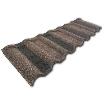 Steel Sheet Stone Coated Colorful Roof Sheet House Traditional Design Style