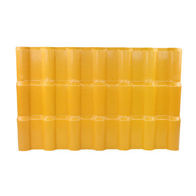 ASA Resin Coated Spanish Style Roof Tiles Custom Length