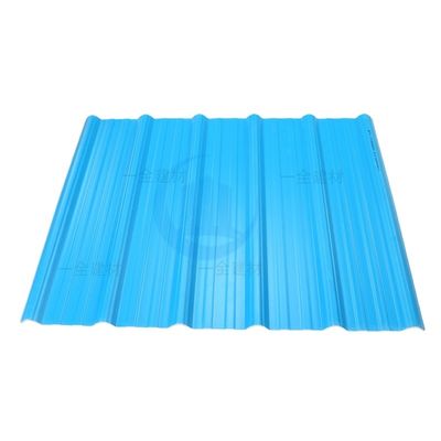PVC Corrugated Roof Tiles 2.0mm-3.0mm Thickness Custom Length