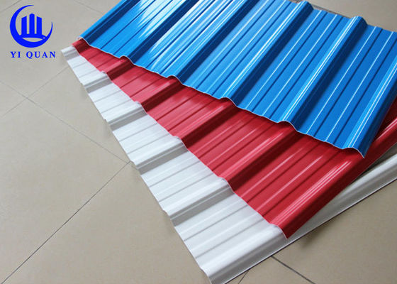 PVC Corrugated Roof Tiles 0.8-3.0mm Thickness for Warehouse Workshop