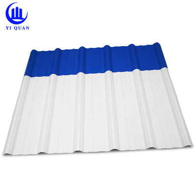1130mm PVC Roof Tile 0.8-3.0mm Thickness Fireproof Waterproof