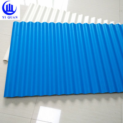 1130mm PVC Roof Tile 0.8-3.0mm Thickness Fireproof Waterproof