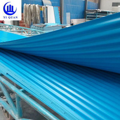 UPVC Spanish Roof Tiles 1.5mm-2.8mm Thickness 1130mm Width