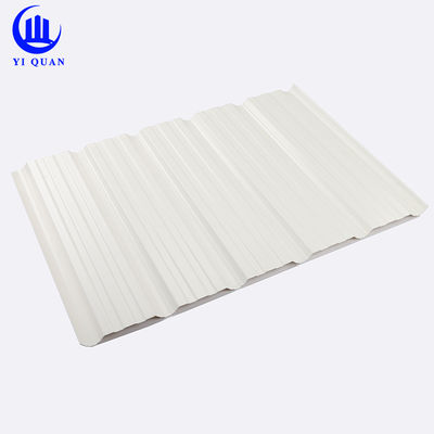UPVC Roofing Sheet 1.5mm-2.8mm Thickness Trapezoidal Wave Design