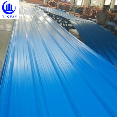 UPVC Trapezoidal Roofing Sheet 2.5mm Thick 1130mm Width
