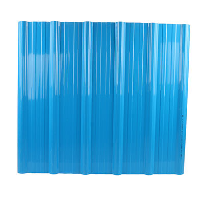 UPVC Roofing Sheet 2.5mm Thick Heat Insulation Spanish Style